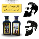 Pack of 2 - Wash & Black Hair Color Shampoo - Natural and Easy Solution Black Hair