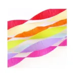 Pack of 6-Crepe Streamer-Multicolour 1.75x970 inches