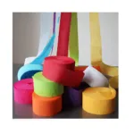 Pack of 6-Crepe Streamer-Multicolour 1.75x970 inches