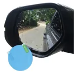 Pair of Round Rainproof Anti Fog Film for car mirrors