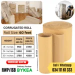 Premium Quality Corrugated Roll, Brown Gatta Sheet for Packing and Moving