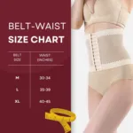 Premium Waist Trainer Body Shaper | Slimming Trimmer Belt with Steel Boning | Postpartum Band for Modeling and Bustiers | Breathable Corsets
