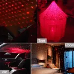 Romantic USB Light Car Room Multi Star Projector