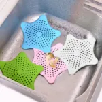 Silicon Star Shape Sink Strainer - Multicolor
