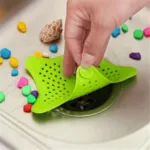 Silicon Star Shape Sink Strainer - Multicolor
