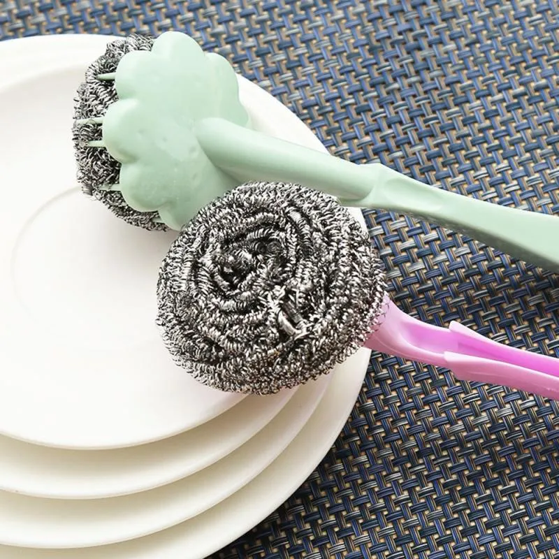 Stainless Steel Wire Jaali Ball Brush Scrubber
