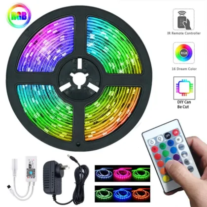 Stylish Colorful LED Light Strip with Remote Controller