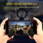 Thumb Sleeve For PUBG and Gaming - Black - 2 Pcs