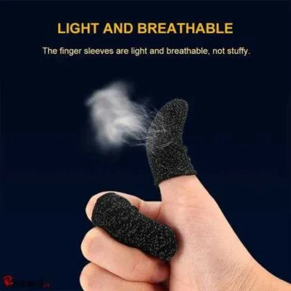Thumb Sleeve For PUBG and Gaming - Black - 2 Pcs
