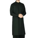 Unstiched Wash & Wear Gents Shalwar Kameez Fabric - Bottom Green