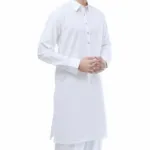 Unstitched Boski Gents Suit - White - 4 Meters