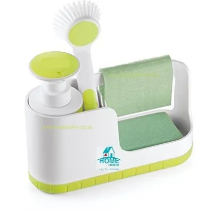 Washroom & Kitchen Organizer with Liquid Dispenser Bottle