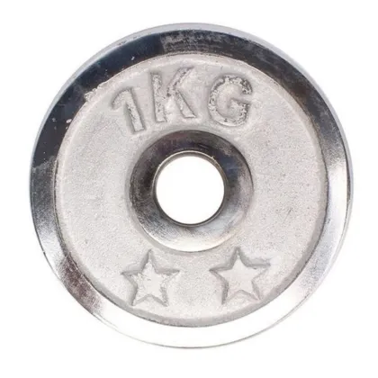 Weight Metal Plate - 1KG - Silver