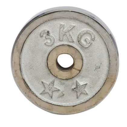 Weight Metal Plate - 3KG - Silver