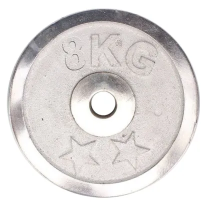 Weight Metal Plate - 8 KG - Silver