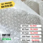 39" Wide Bubble Wrap Roll for Secure Packaging & Protection Sheet – Ideal for Moving, Shipping, and Storage 15/30/50/100 feet - Transparent